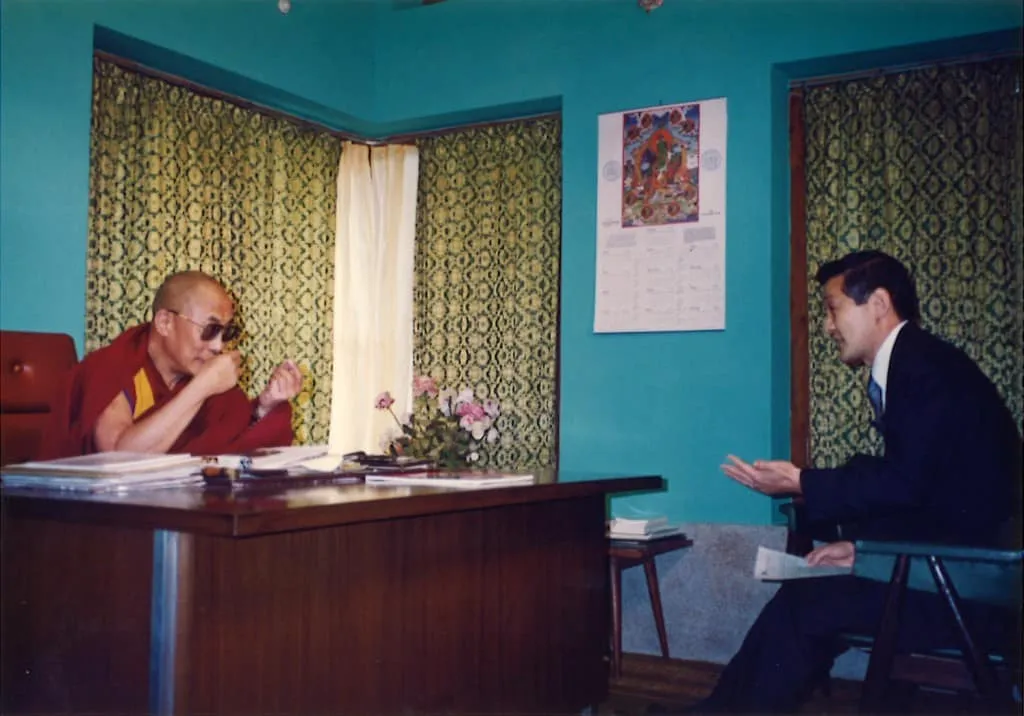1991 Private audience with the 14th Dalai Lama of Tibet (Dharamshala, India)