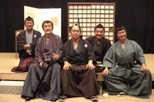2007 Acted with five Diet members in the historical drama 'Shinsaku Takasugi' (Fujita played the role of Ryoma Sakamoto). On the right are Hideaki Omura (Governor of Aichi Prefecture), Takashi Kawamura (Mayor of Nagoya), and Representative Kazuhiro Haraguchi