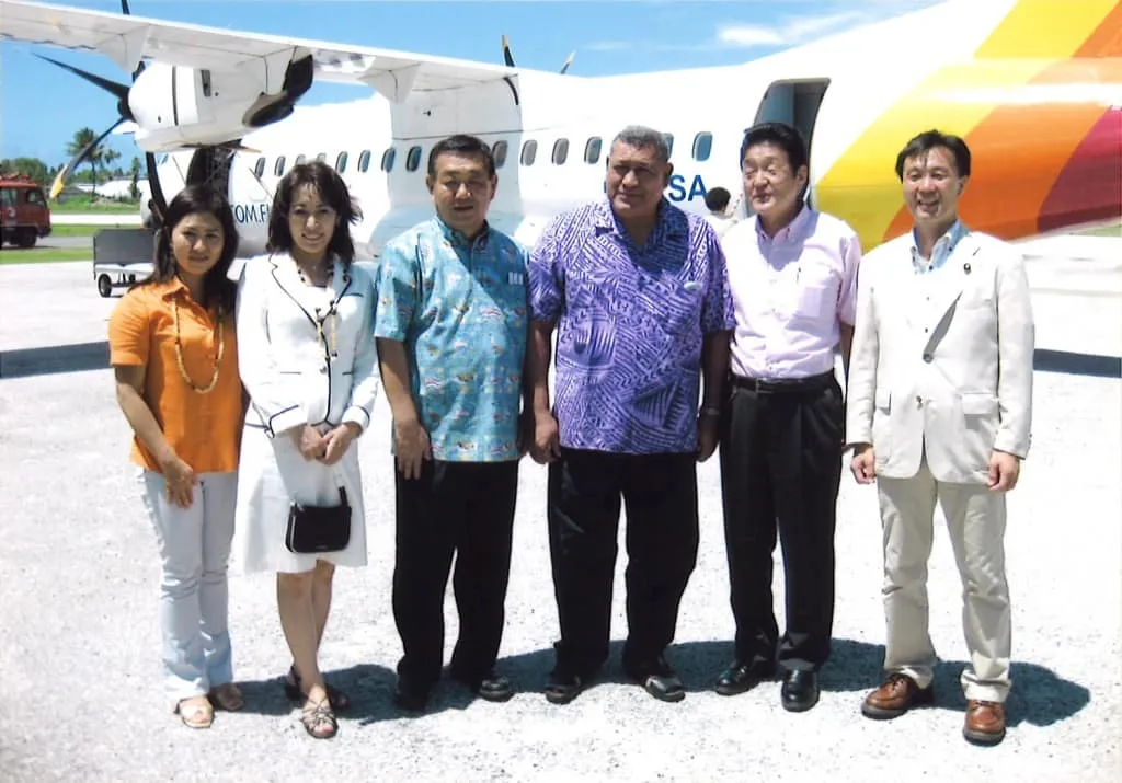 2008 With Prime Minister Apisai Ielemia of Tuvalu