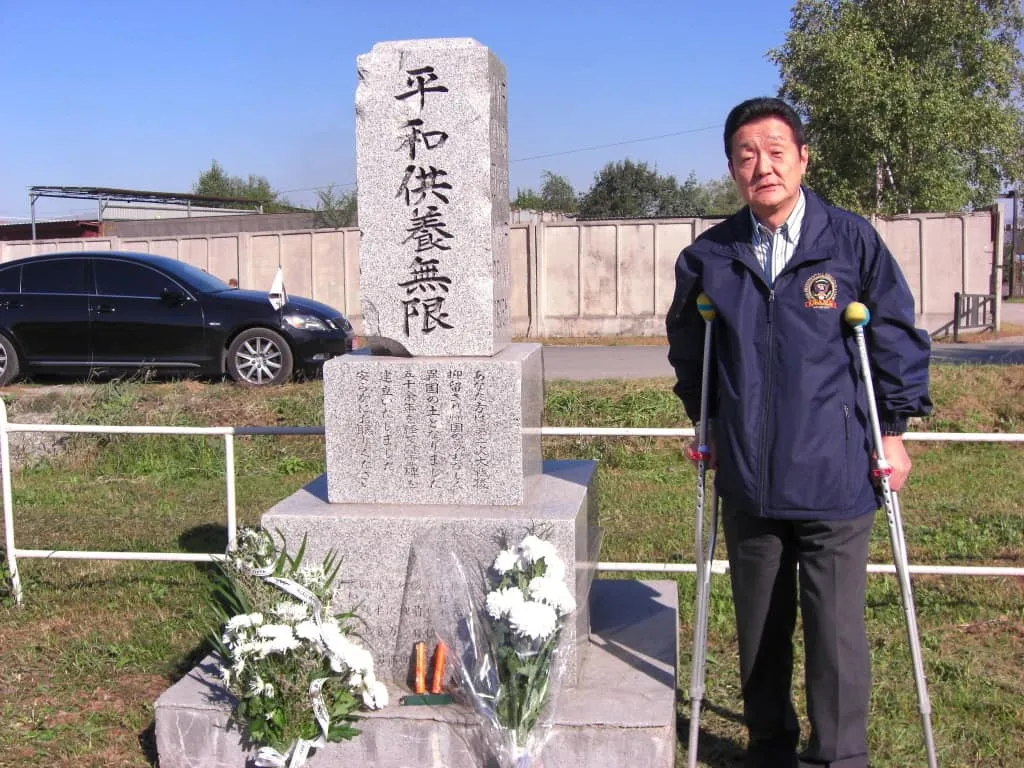 Visiting the Japanese cemetery in Vladivostok built by the people of Hitachinaka City