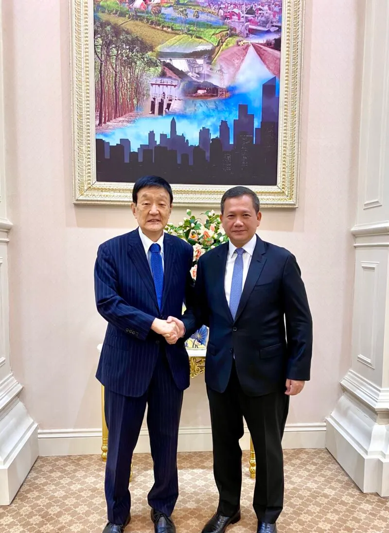 Meeting with Cambodian leaders